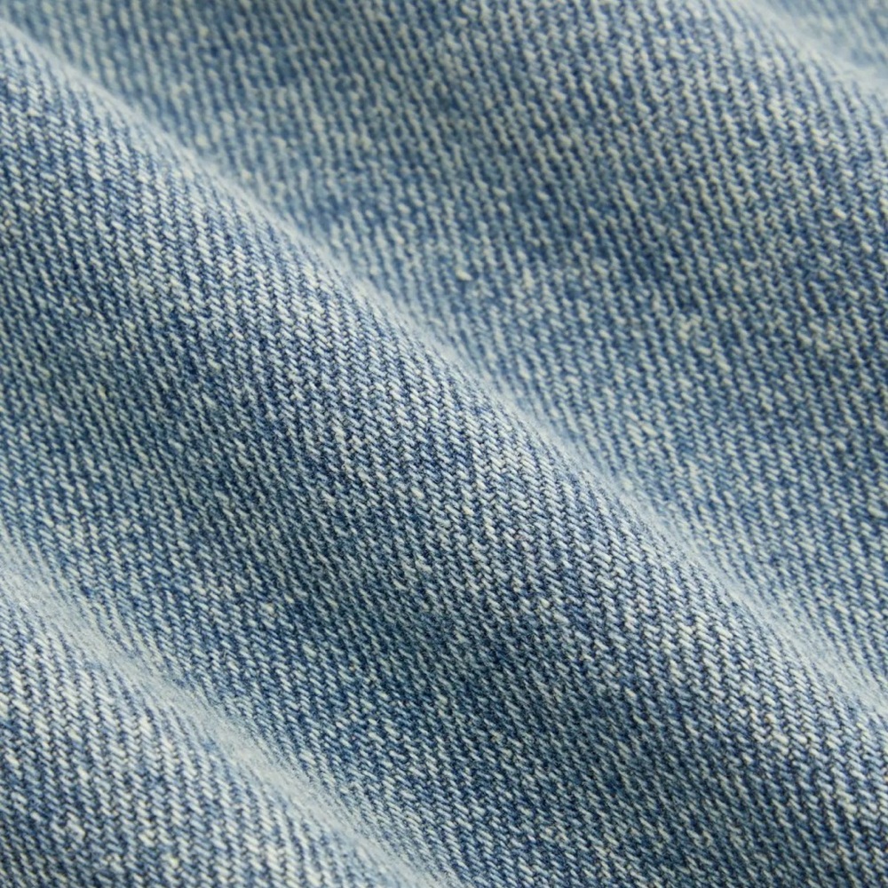 Cider Light Blue Denim Tie-Knot Wide Leg Overalls - Picture 2 of 14